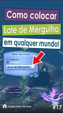 Como colocar lotes área de mergulho no The Sims 3