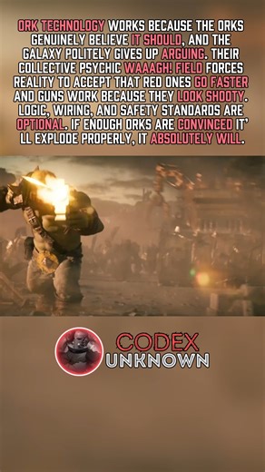 Codex Unknown on Instagram: "Ork Tech Is The Weirdest Thing In 40K"