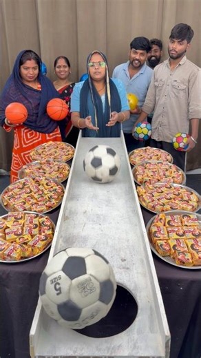 Football Roll Challenge:😱 Best Indoor Family Game for Sunday Fun!Football Roll vs Parle-G Biscuits |