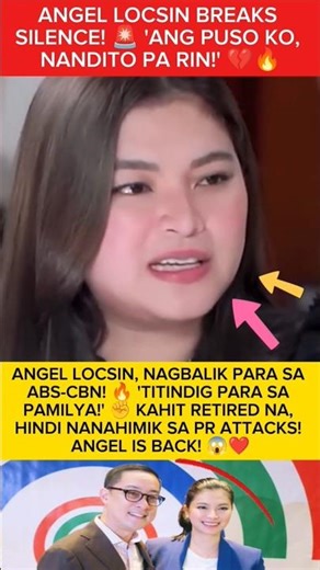 Angel Locsin, rumesbak para sa ABS-CBN! 😱 Kahit retired na, titindig pa rin! Panoorin! 🔥👇