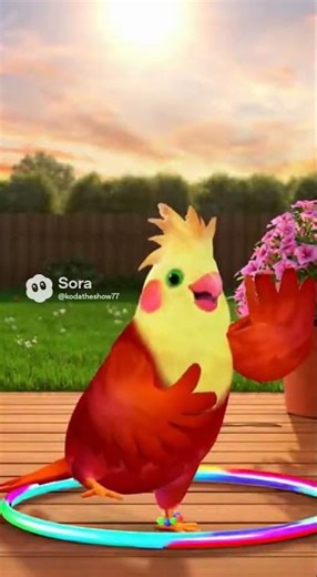 Rudy twirling on a hula hoop