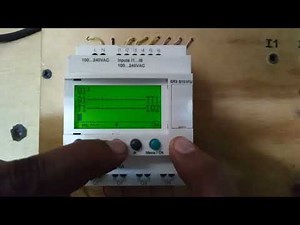 Programar enclave timmer y contador en plc zelio con teclado frontal