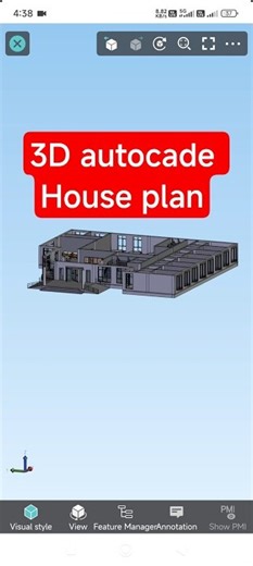 3D AutoCAD house plan...!! must watch 🔥🔥