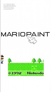 Mario Paint - Title Screen (SNES)