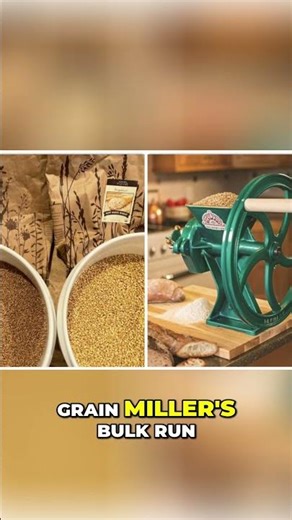 Whole Grain Milling The Ultimate Food Storage Hack #garden #gardening #farming
