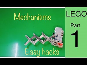 Lego mindstorms ev3 mechanism part 1 | Lift mechanism | easy assembling and dismantling
