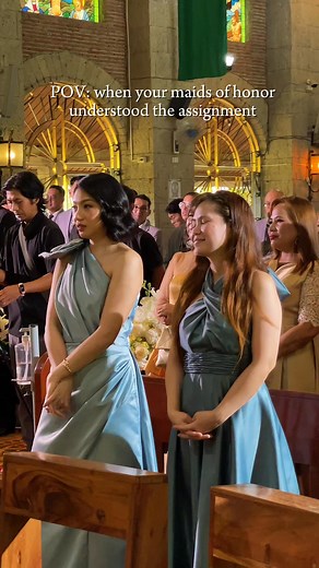 POV: Your maids of honor understood the assignment #maidsofhonor #weddingreels #weddingcontentcreator #contentcreator #tagaytayweddings | The Beloved Studios
