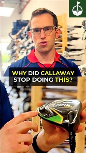 Why Did￼ Callaway Stop Doing This? 👀⛳️ #Golf #Shorts #Driver #GolfClub #Technology #GolfSwing