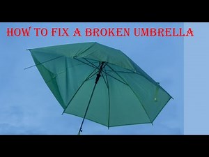 How to FIX a broken UMBRELLA | umbrella repair | chinese umbrella repair