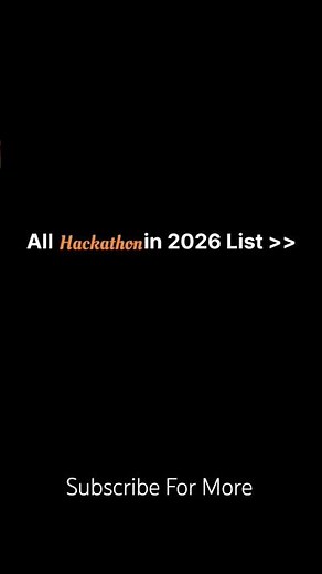 Don’t miss these hackathons in 2026 🤯 Cash prizes + Internships #hackathon #programming#coding#tech
