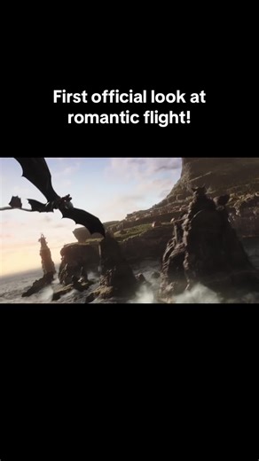 Romantic flight ❤️❤️ #httyd #httydliveaction #couple #howtotrainyourdragon #fyp