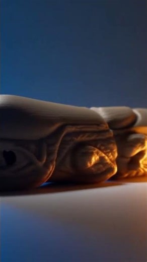 Fully Articulated Alien Chestburster — 3D Printed Flexi Toy #Shorts
