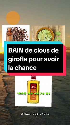 Voici comment faire un bain de chance avec le cloud de girofle très très efficace et important à savoir #bain #chance #cloudegirofle #cloudegiroflebienfaits