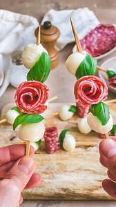 2.8K reactions · 118 comments | { Mini brochette salami ~ mozzarella...