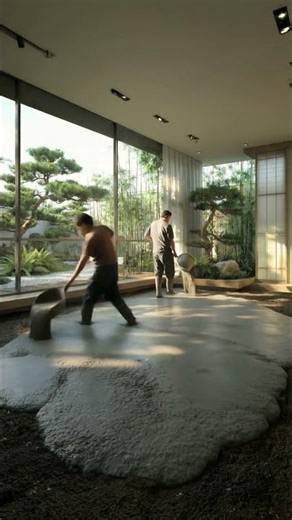 古ぼけた部屋が美しい“禅（Zen）リトリート”に大変身！Before→After タイムラプス #家 #epoxi #shorts #restore