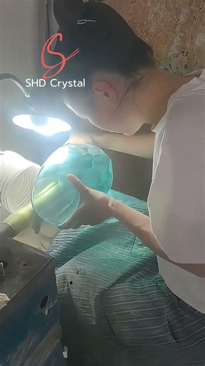 How Luxury Glass Fruit Bowls Are Made In Our Factory 🏺 #shorts