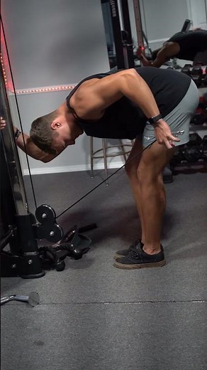 Cable Tricep Kick back