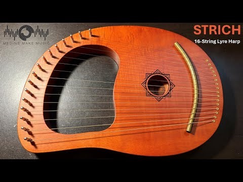 ‪@STRICH_MUSIC‬ 16-String Lyre Harp Demo and Review #lyreharp