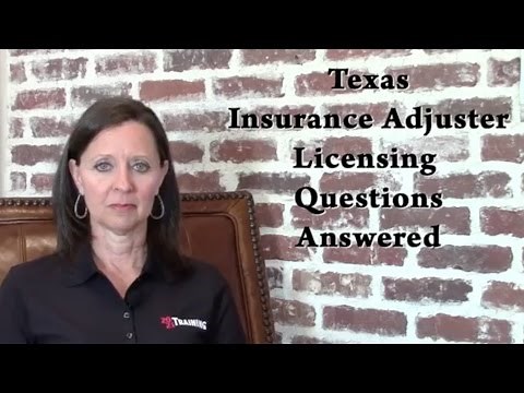 Texas Insurance Adjuster Licensing Questions Answered