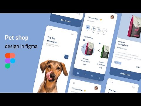 Pet Shop Design in Figma From Scratch