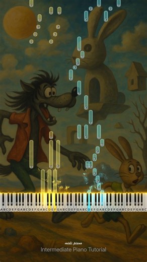 Nu pogodi (Piano Version Tutorial) 🎹 #shorts