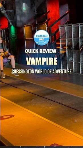 20+ Years Later, Is Vampire Still Good? 🎢 #chessington #rollercoaster #shorts