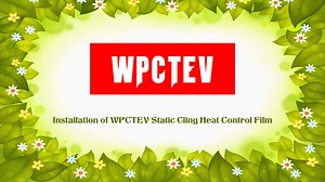 Watch Install WPCTEV® Heat Control Window Film Static Cling on Amazon Live
