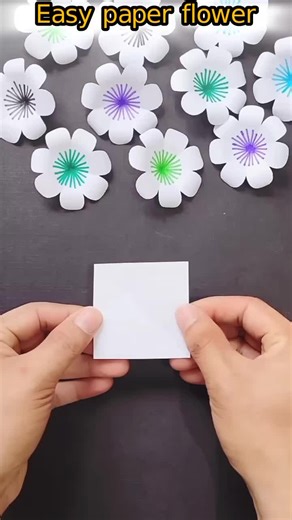 Easy DIY Paper Flower Craft Tutorial