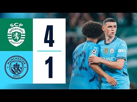 HIGHLIGHTS Sporting CP 4-1 Man City | Foden, Gyorkeres hat-trick & Araujo goals