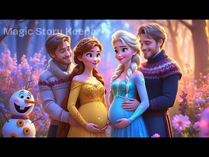 Elsa & Anna’s Frozen Family Story 💖 A Father’s Promise with Jack Frost & Kristoff