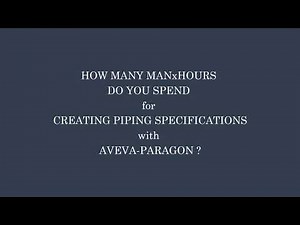 Creating Piping Specification with PML Customization