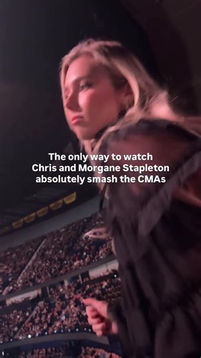 Outpost Drive on Instagram: "I swear they saw me #chrisstapleton #morganestapleton #cmaawards #cmas"