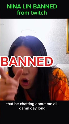 nina lin banned from twitch #ninalin #twitch #viral