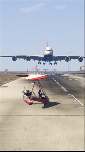 Air Worker Male Next level Skills Safe A Private Jet During Airbus Landing Gtav