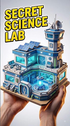 DIY Cardboard Solar Science Lab ☀️🔬 | Amazing Cardboard STEM Project!
