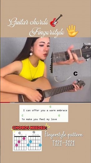 Easy Guitar Chords lesson for Beginners | guitar fingerstyle Tutorial