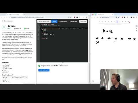 Solving meta coding puzzles: Level 1: Cafeteria