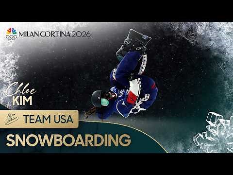 Chloe Kim attempts BACK-TO-BACK doubles in halfpipe silver win | Winter Olympics 2026 | NBC Sports