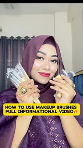 65K views · 539 reactions | মেকআপ করার সময় কোন ব্রাশ কখন ব্যবহার করবা যারা জানো নাহ আজকের ভিডিও তাদের জন্য Bamboo brush set from : House Of Beauty | Gleaming Beauty By Natasha | Facebook