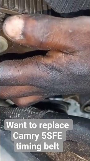 Easily Replace Camry 5SFE timing belt and Reason for damaged#howto