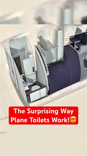 Where Your Airplane Toilet Waste Actually Goes #aviation #science #shorts