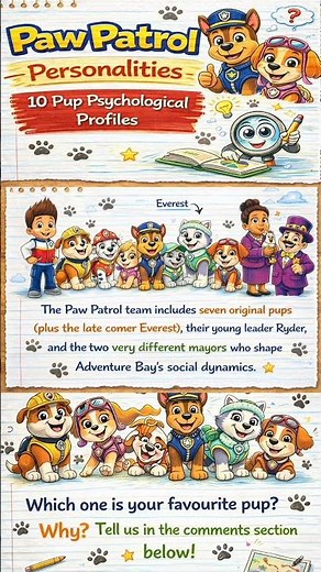 Who are the Paw Patrol characters?