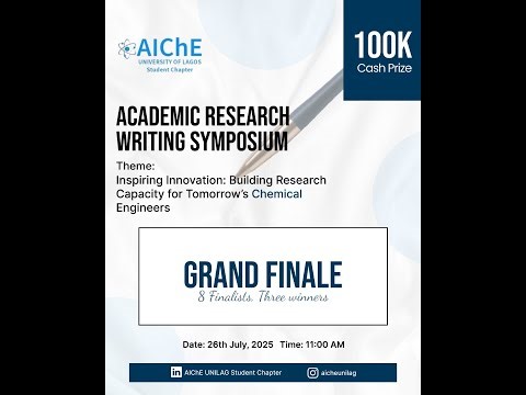 Inaugural AIChE UNILAG Research Symposium