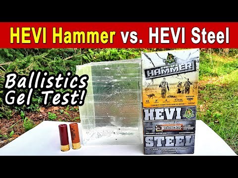 HEVI Hammer vs HEVI Steel | Ballistics Gel & Pattern Test