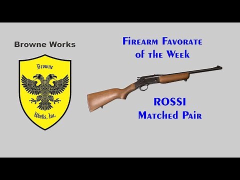 FF of the week #12 - ROSSI Matched Pair rifle combo set - 22lr & 20ga