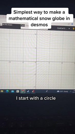 Creating a Mathematical Snow Globe in Desmos