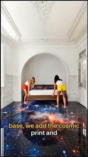 Sleeping in Space With This Epic Floor Design (AI)