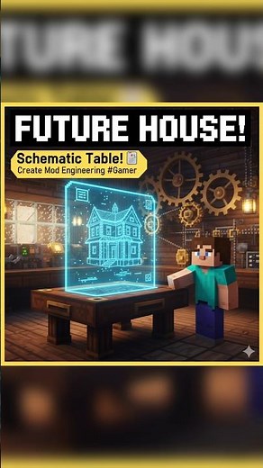Blueprints & Schematic Table! 📑 Create Mod Engineering #Gamer