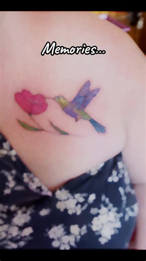 Hummingbird Tattoos to Remember Loved Ones