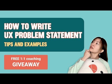 How to create a UX problem statement - Templates included!